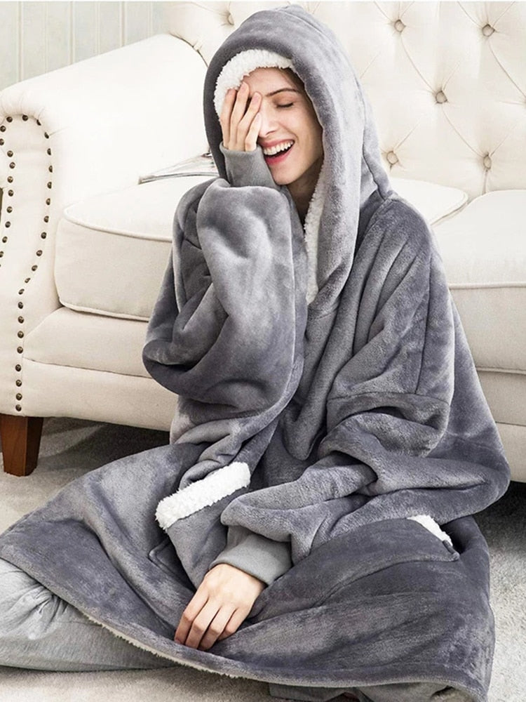 Oversized Hoodie Blanket