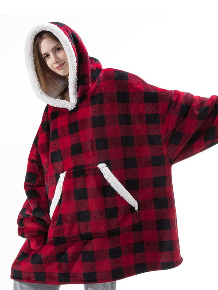 Oversized Hoodie Blanket