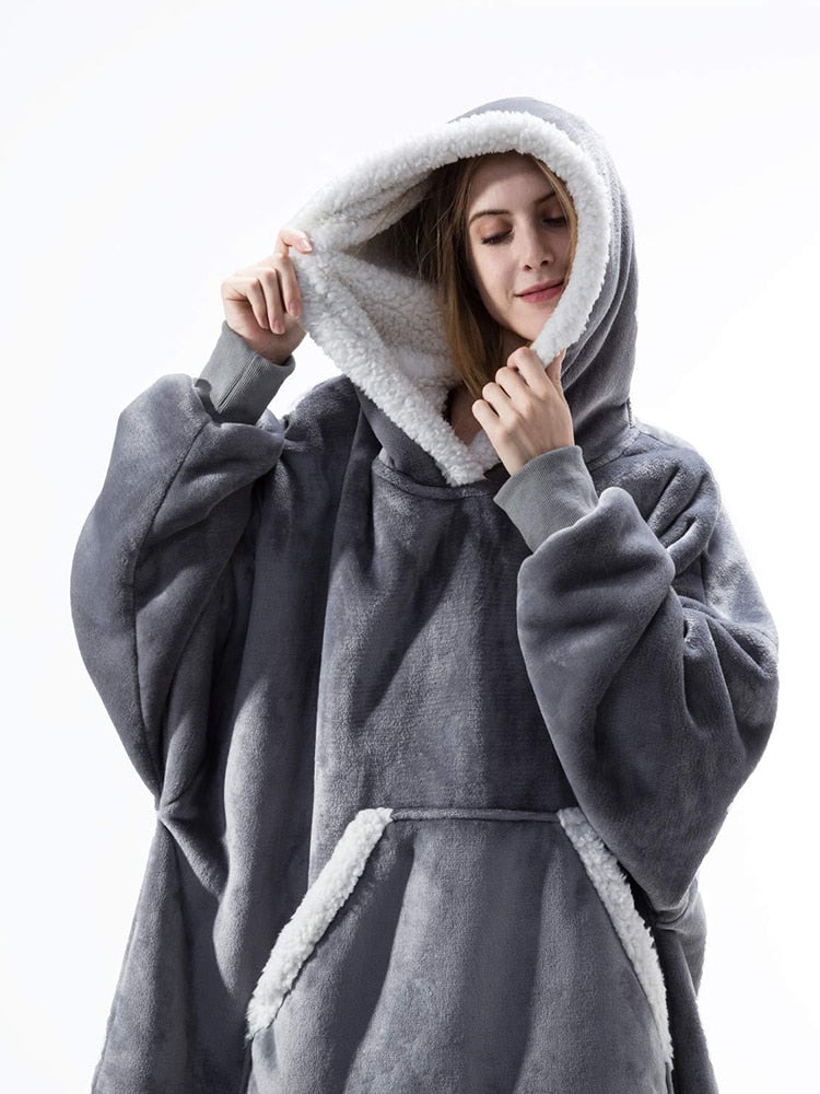 Oversized Hoodie Blanket